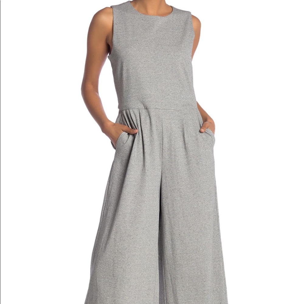 Eileen Fisher Speckled Organic Cotton Jumpsuit